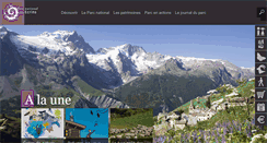 Desktop Screenshot of ecrins-parcnational.fr