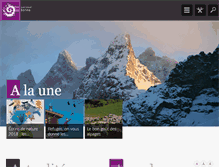 Tablet Screenshot of ecrins-parcnational.fr